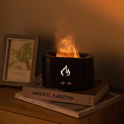 Harga yang pantas HOMEFISH 230ML Aromaterapi Ultrasonik Flame Aroma Diffuser Dengan Cahaya Panas on line