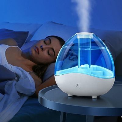 Harga yang pantas HOMEFISH Desktop Ultrasonik Ruang Humidifier 2 Kecepatan Kapasitas Besar 1.5L on line