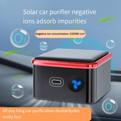Harga yang pantas Mobil Solar Air Purifier Ion Negatif Ozon Dual Air Purification on line